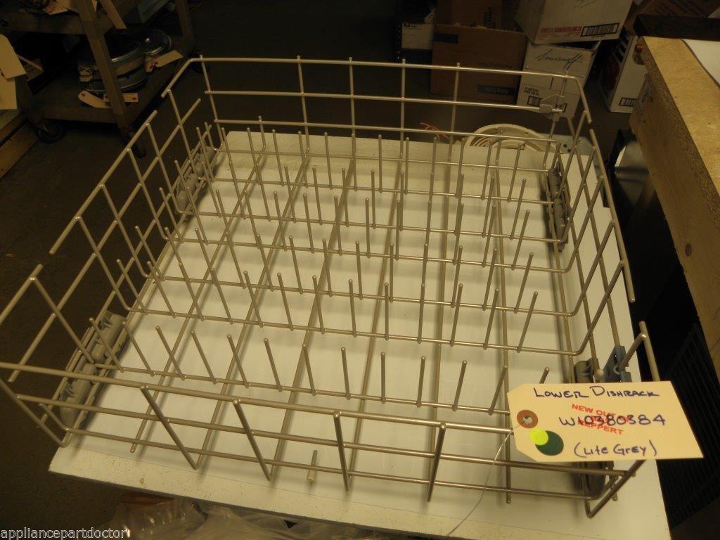Whirlpool DISHWASHER W10380384 Lower Dishrack NEW W/O BOX Whirlpool DISHWASHER W10380384 Lower Dishrack NEW W/O BOX